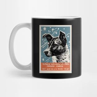 Laika Space Dog - Vintage Soviet Russia USSR Mug